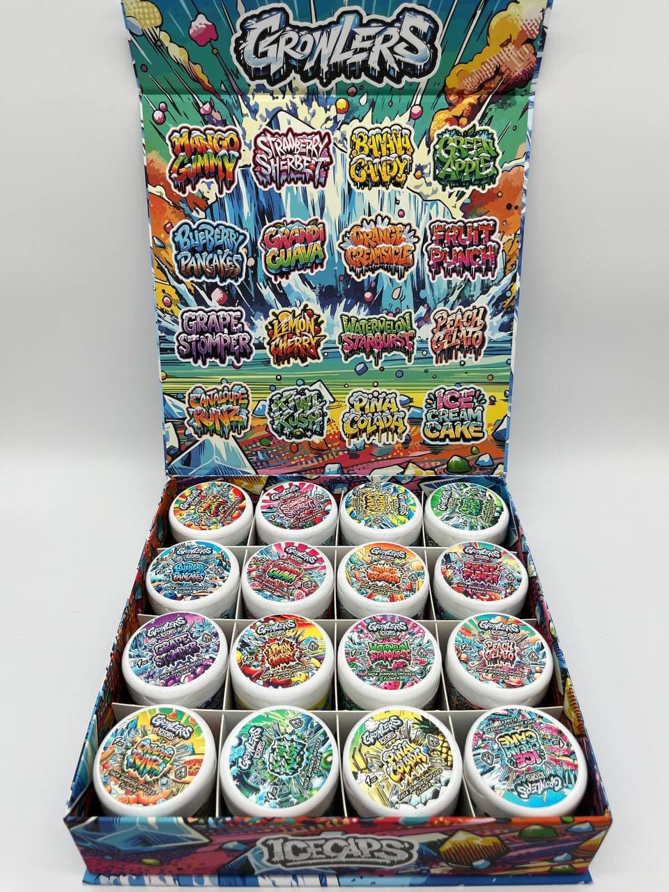 growlers icecaps,growlers ice caps cannabis flower, growlers icecaps weed, growlers icecaps 1 oz